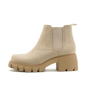 Soda PIONEER ~ Women Lug Sole Ankle Bootie